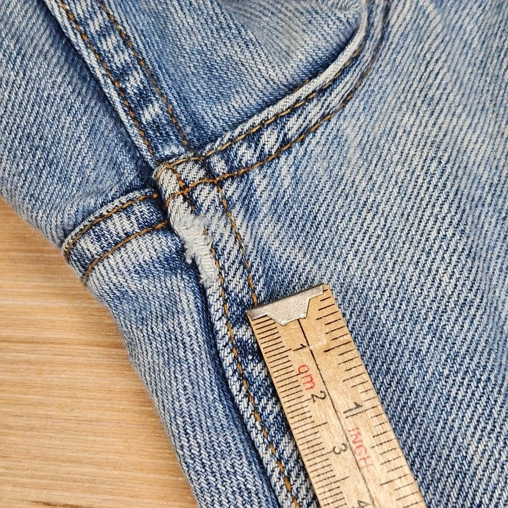 Vintage Y2K Levi 550 Jeans Mens 34x30 Fit 32x29 Blue Relaxed Fit Denim Pants